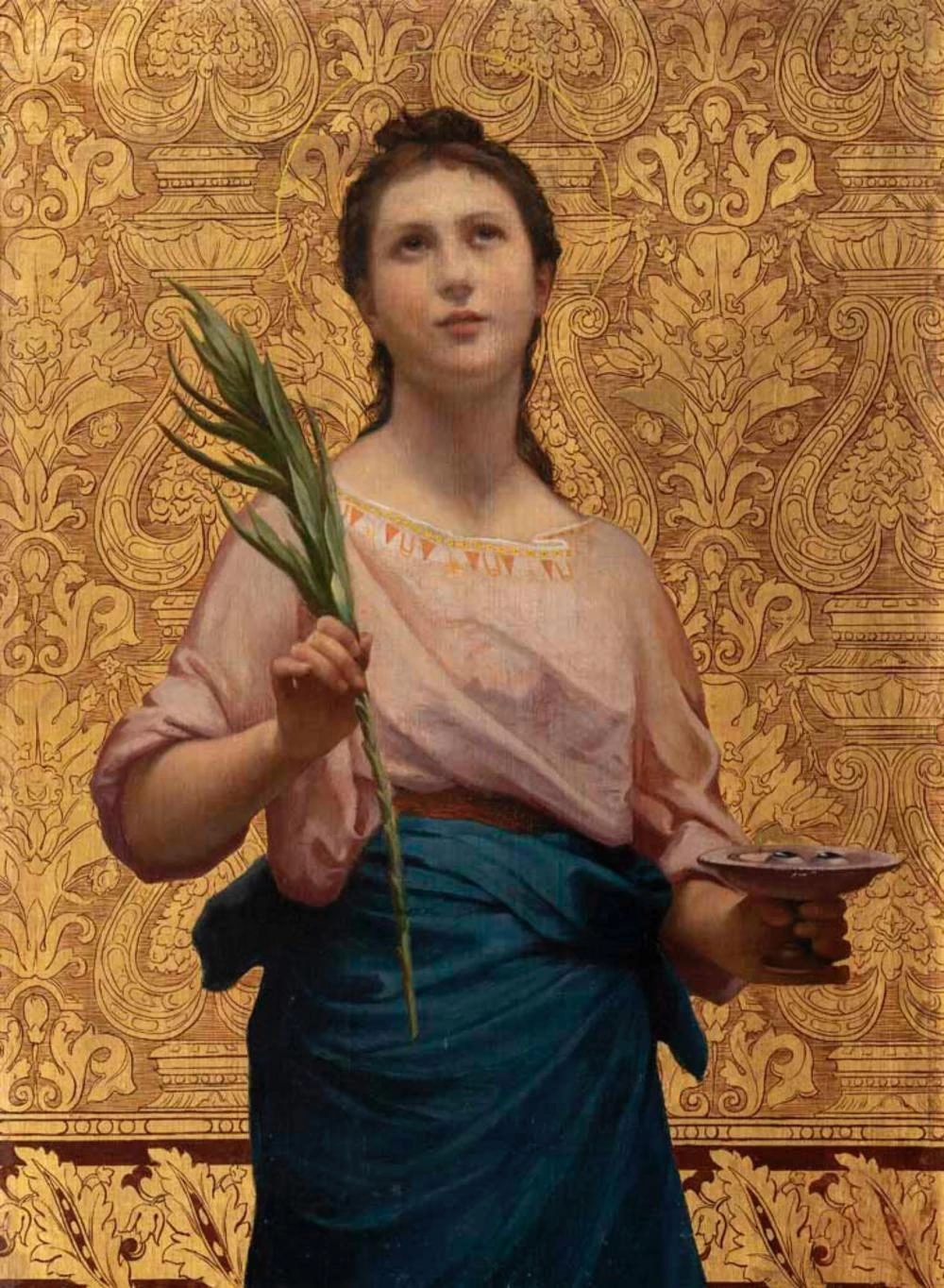 Gabriel von Max - Santa Lucia